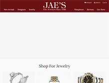 Tablet Screenshot of jaesjewelers.com